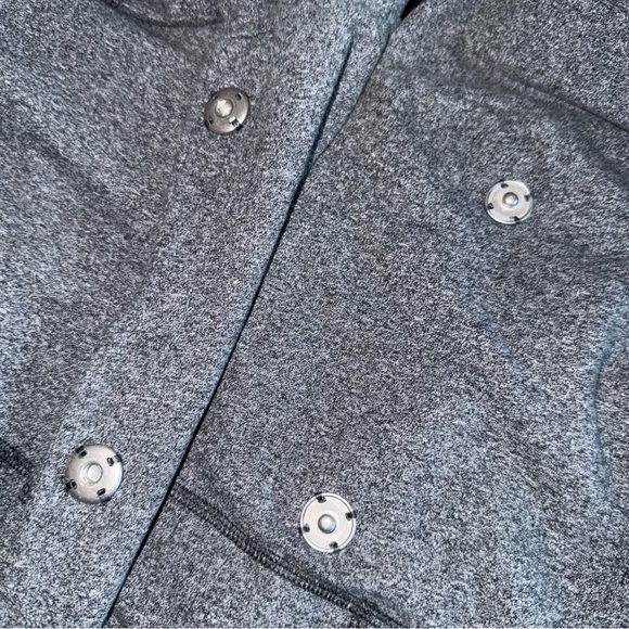 lululemon athletica Charcoal Snap Jacket - Women's Size 10 - Picture 8 of 11